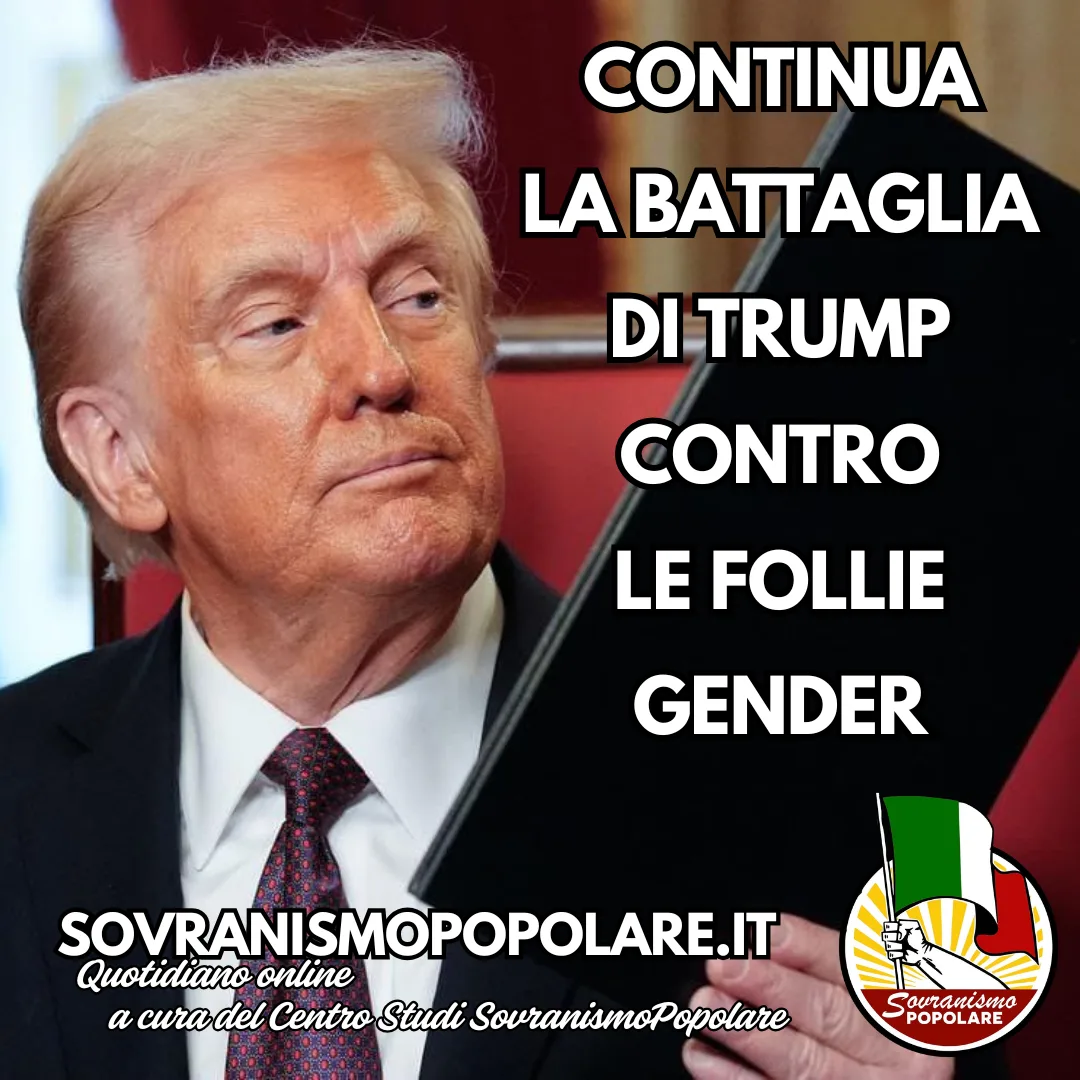 Continua la battaglia di Trump contro le follie gender