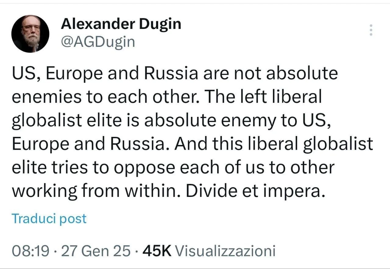 Il Dugin pensiero