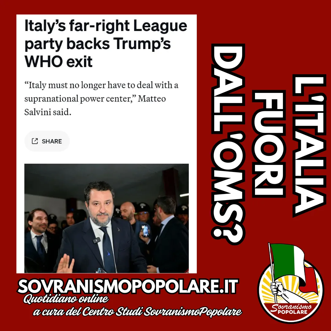 L’Italia fuori dall’Oms?