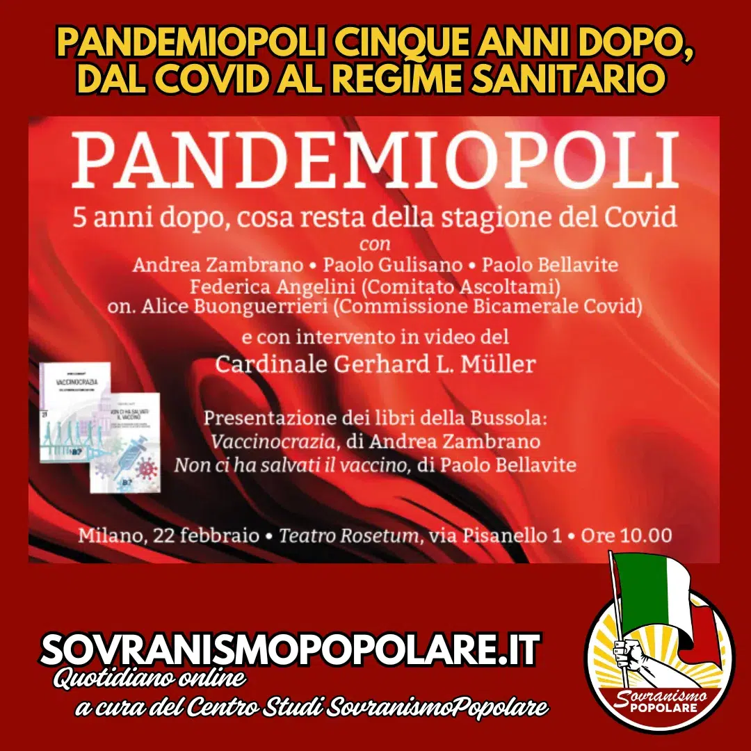 Pandemiopoli cinque anni dopo, dal Covid al regime sanitario