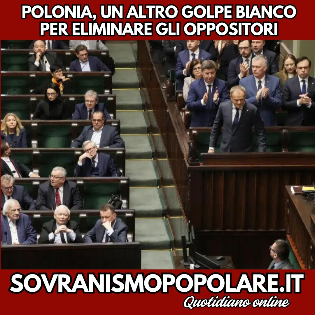 MANOVRE EUROPEE: Polonia, un altro golpe bianco per eliminare gli oppositori