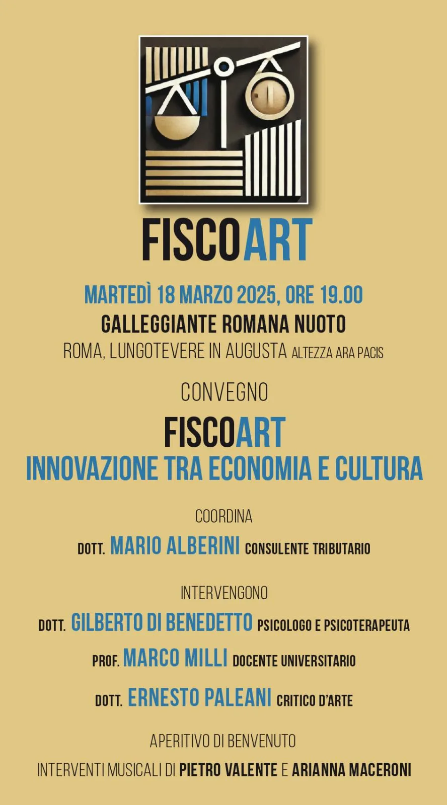 Comunicato Stampa "FiscoArt: Innovazione tra Economia e Cultura"